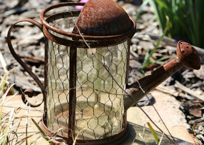 Metal watering can
