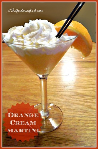 Orange Cream Martini - when ou feel like being a grown up kid