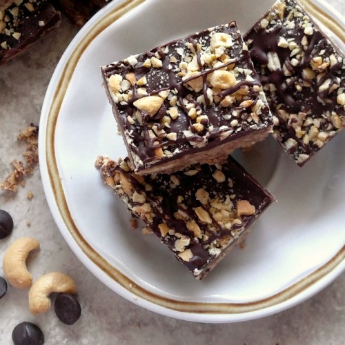 no bake chocolate peanut butter bars