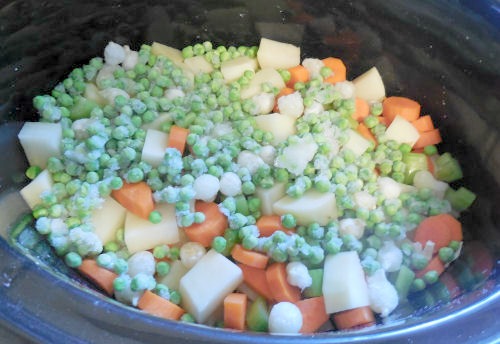 veggies in first