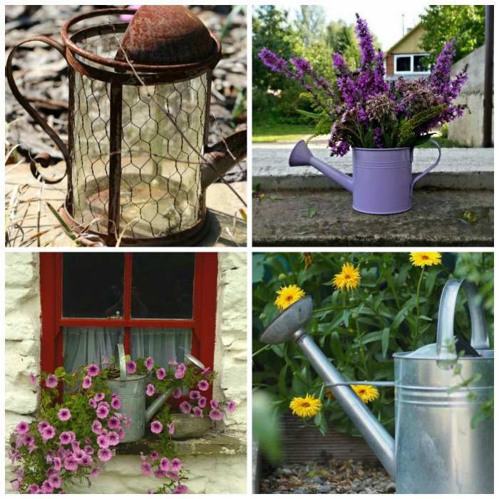 Watering Can Planters and Garden Art – Recycle your Watering Cans
