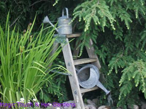 Watering Can Garden Feature