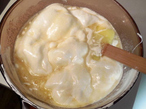 butter and marshmallow