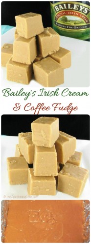 This Bailey's Irish Cream & Coffee fudge is the perfect sweet treat for your holiday table. It is delicious and so easy to make, too.