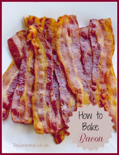 Baked bacon has all of the flavor and so much less fat. It's easy to do too.