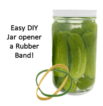 Rubber Band jar opener