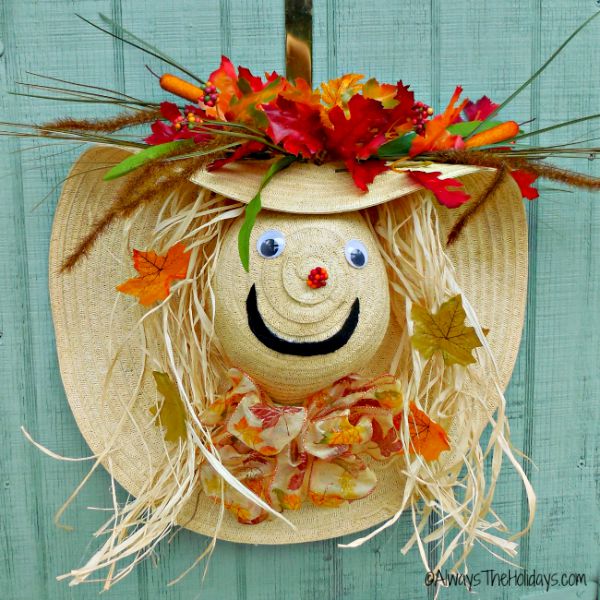 scarecrow door decoration