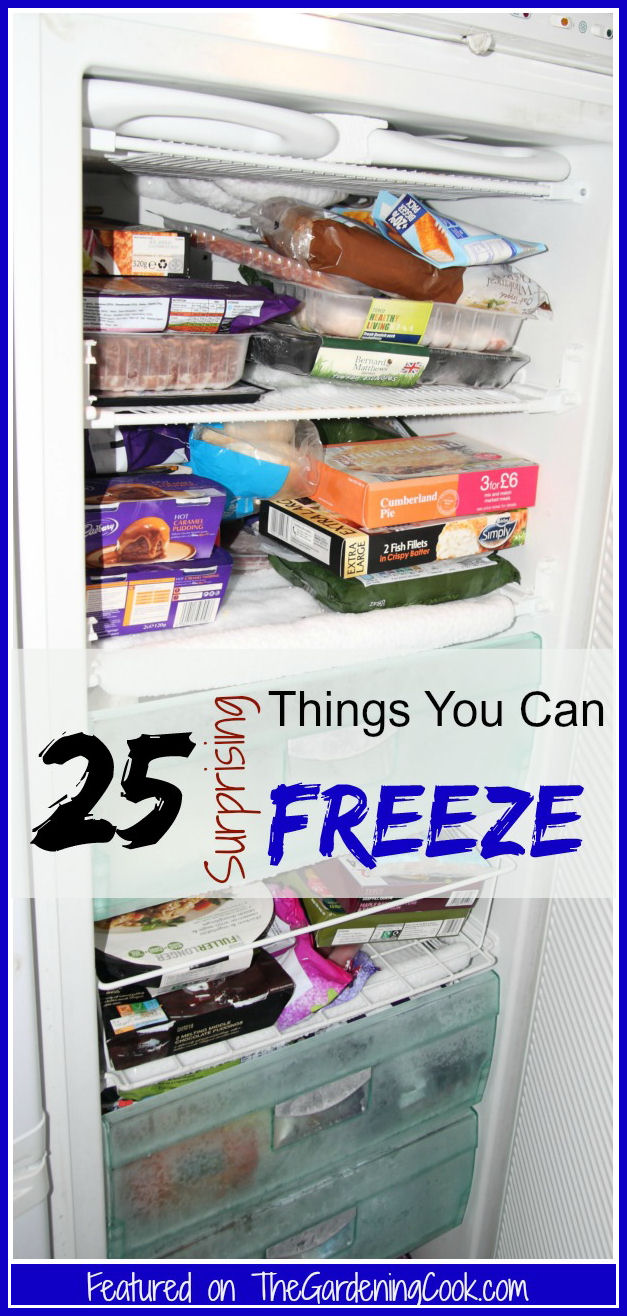 25 Surprising things you can freeze