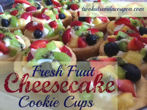 Fresh Fruit Cheesecake Cup from twokidsandacoupon.com