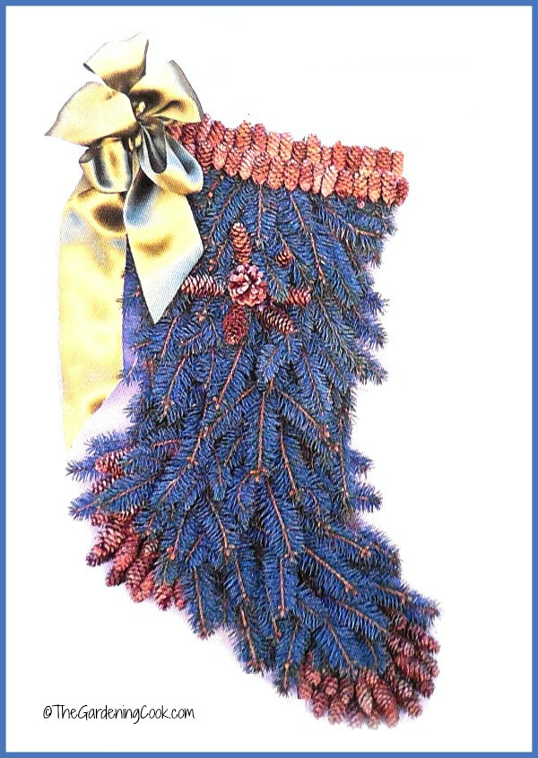 Blue spruce stock wreath