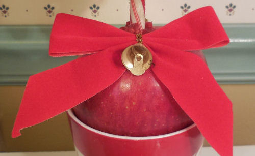 Add a bell and bow