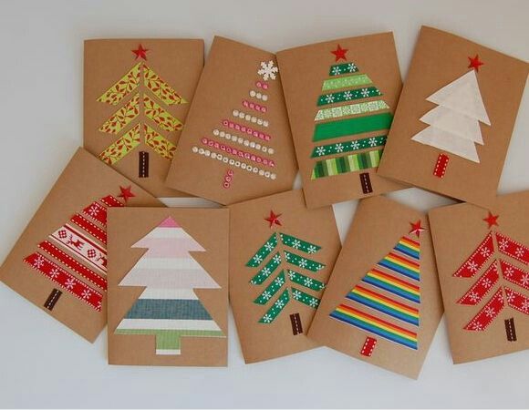 Christmas fabric gift tags.