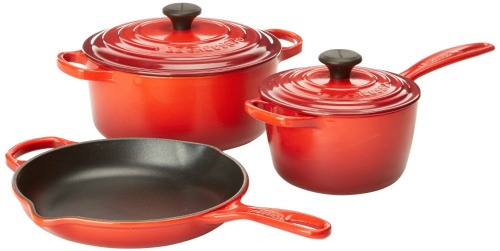Le creuset cookware.
