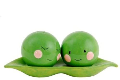 Peas in a pod salt and pepper shakers