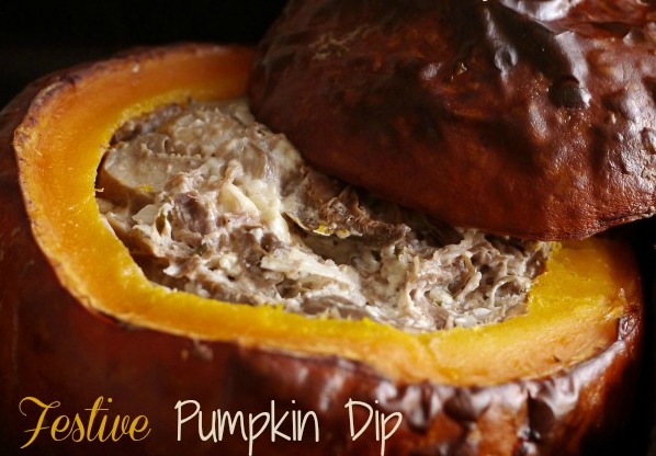 Festive Dip in a Pumpkin Shell