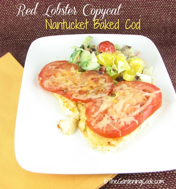 Copy Cat Recipe:  Red Lobster Nantucket Baked Cod