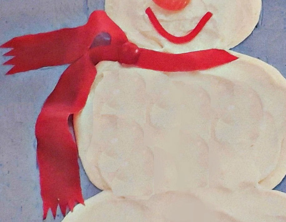snowman scarf
