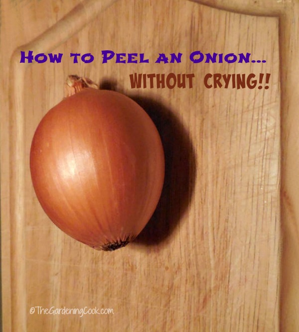 How to Slice Onions without Crying