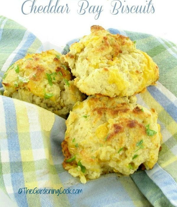 This Red Lobster copy cat cheddar bay biscuit recipe gives you the restaurant taste at home in just minutes. thegardeningcook.com