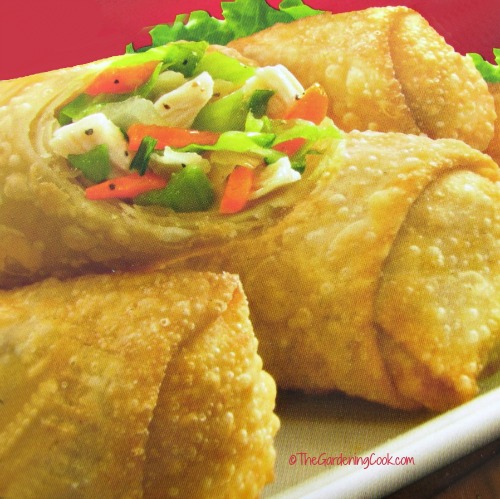 Chicken and Vegetable Egg Rolls
