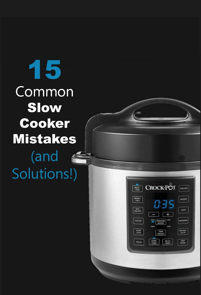 A crock pot is a great kitchen tool, but are you making one of these 15 common slow cooker mistakes? See them all (and my solutions!)
