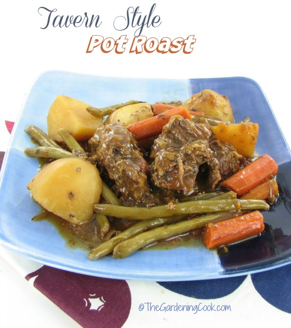 Slow Cooker Tavern Style Pot Roast and Vegetables