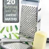 20 creative ways to use a cheese grater - thegardeningcook.com/20-surprising-uses-for-a-cheese-grater