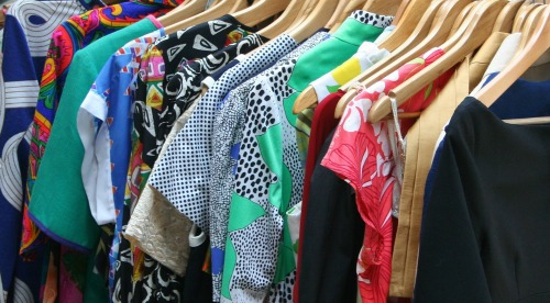 dresses in closet