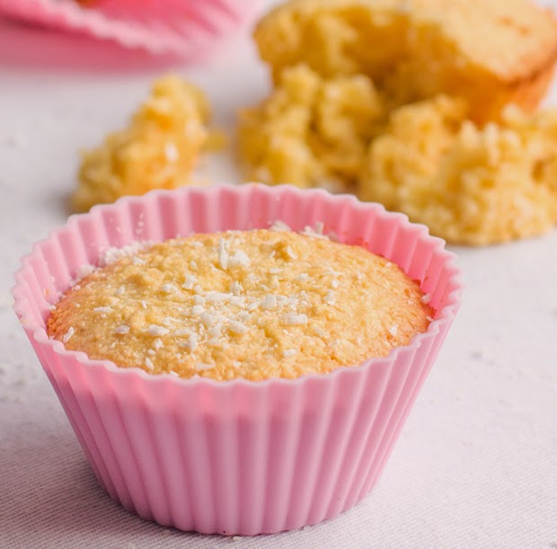 Gluten Free Coconut and Cheese Cupcakes