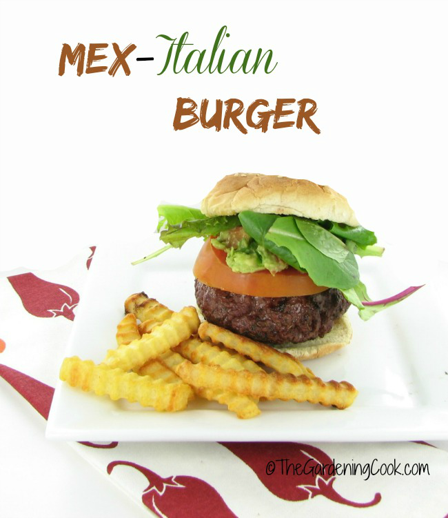 Mex-Italian Burger – It’s Grill Time