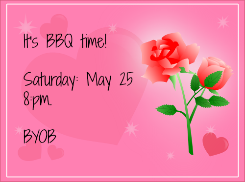 party invite