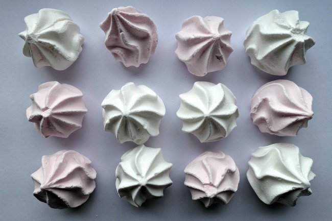 Make meringues on a silicone mat for even heating