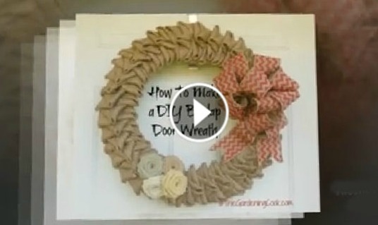 Burlap Wreath Tutorial Video