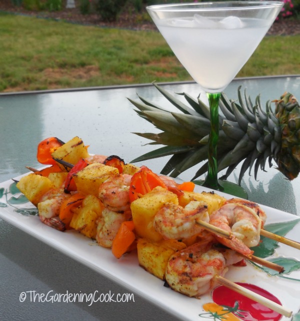 Grilled Caribbean Shrimp Kebabs