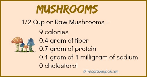 Mushroom Nutritional Information