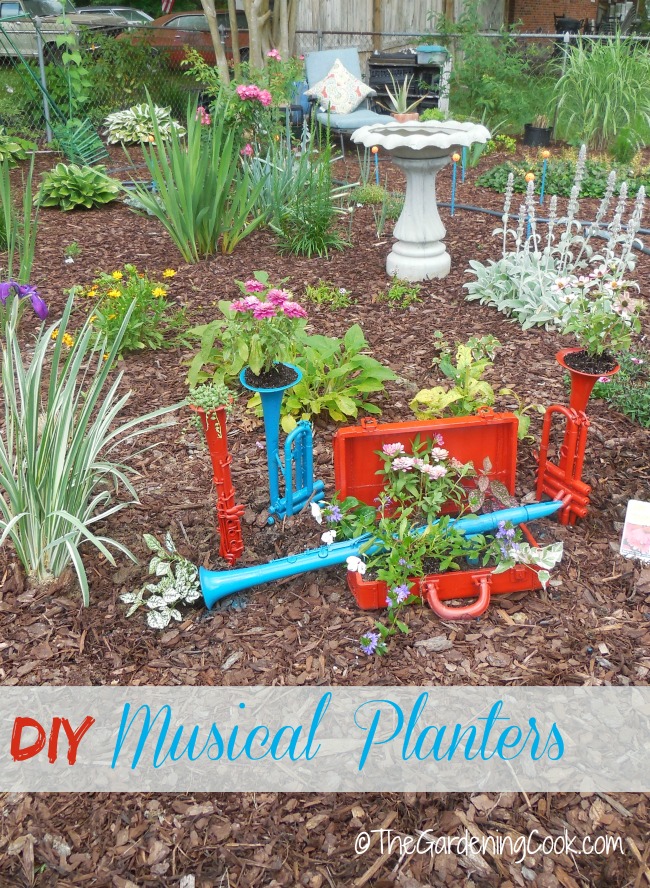Ring in the Sounds of the seasons with these musical planters. So whimsical and fun to make!