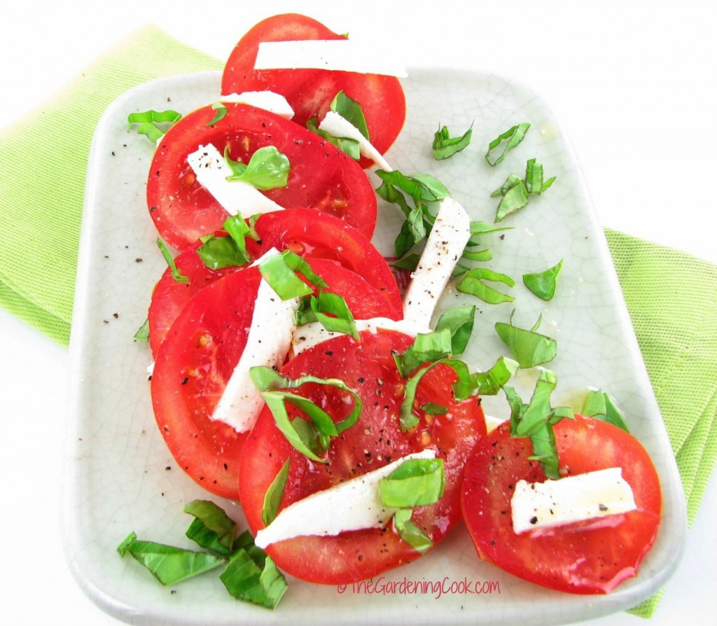 Caprese Tomato Basil Mozzarella Salad