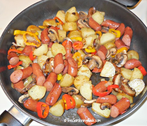 Hot dog casserole
