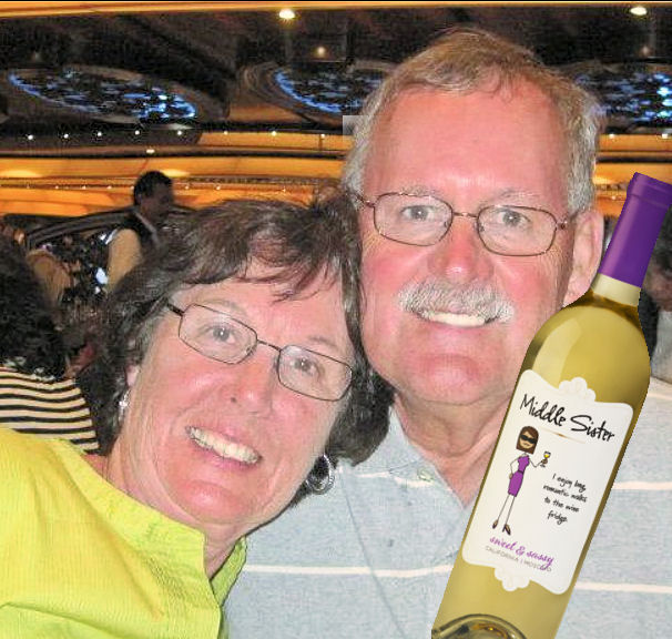 Smart and Sassy Moscato and my sister Sally