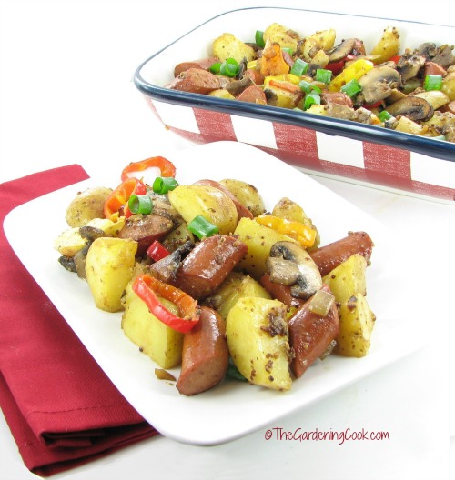 Summer time Hot Dog & Vegetable Stir Fry