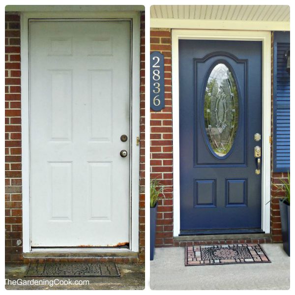 Door before and after.