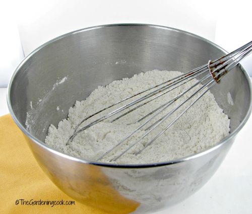 Mix dry ingredients