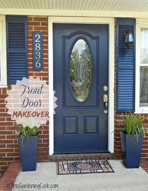 Chainging the front door to your home can add so much curb appeal. See how I did my makeover, step by step.