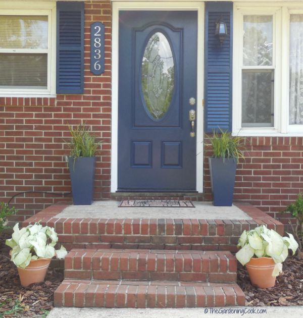 Front entry with new door