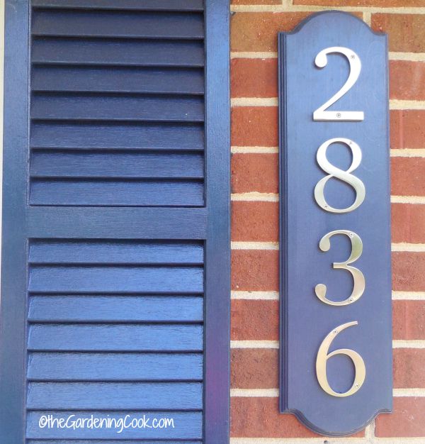 DIY Decorative House Number Signboard