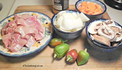 ingredients for Chicken Tikka Masala curry