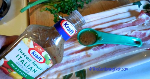 marinated bacon