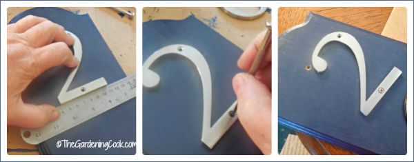 Adding the numbers to the signboard