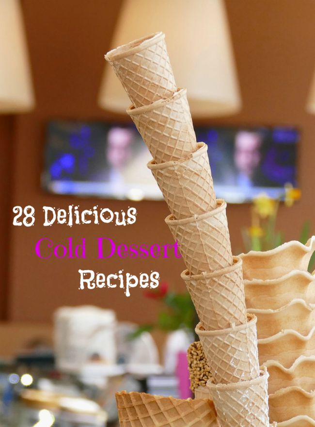 Beat the summer time heat with one of these delicious frozen dessert recipes. Lots of ice cream, pudding pops and popsicle ideas.