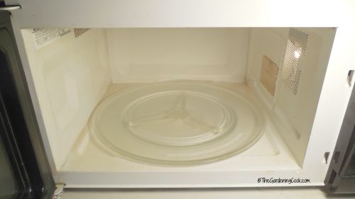 clean microwave after 